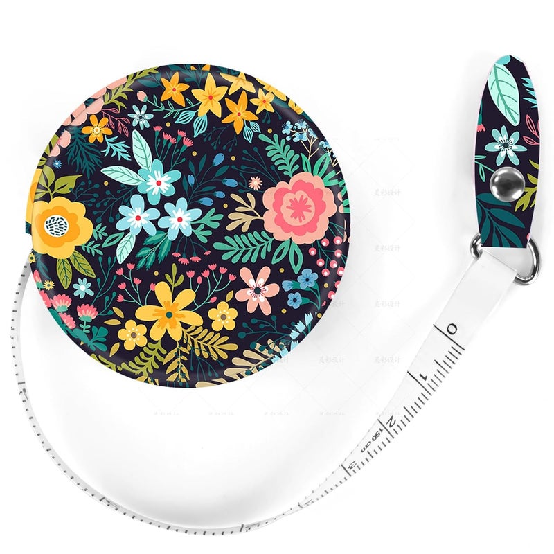 Gerkia Sewing Tape Measure，Colour Printed Small Retractable Soft Measuring Tape for Tailor Cloth Fabric Body Measurements. - Image 1